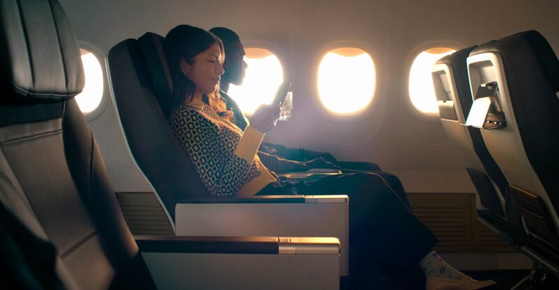 Passengers enjoy free Wi-Fi on Alaska Airlines aircraft