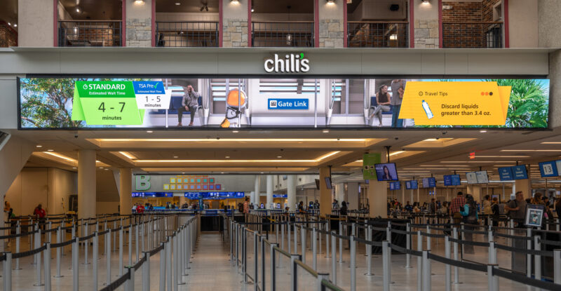 Synect MCO west checkpoint area