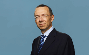Headshot of Eric Labaye, chair of Eutelsat board