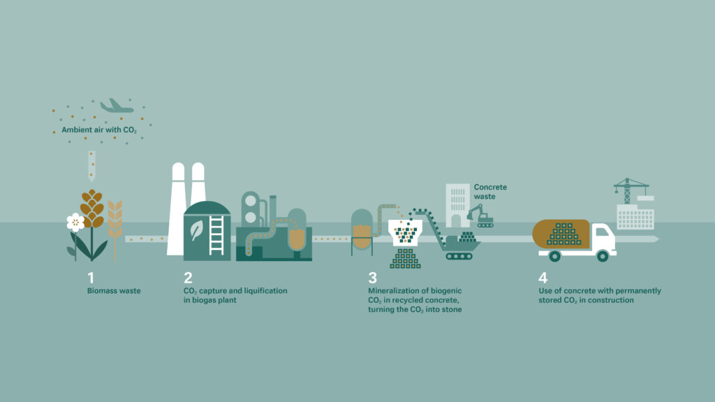 SWISS- neustrak infographic shows how carbon is captured 
