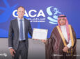 GACA and VistaJet execs celebrate VistaJet's clearance to fly domestic bizjet flights in Saudi Arabia