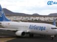 Air Europa 737 aircraft on the runway