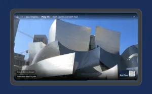FlightPath3D highlights a destination as part of Destination Stories