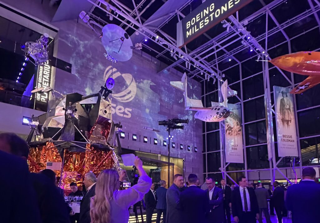 SES celebrates rebrand with customers, employees and partners at National Air and Space Museum