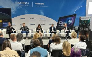 Major studios join Joe Leader on stage at the APEX Global EXPO