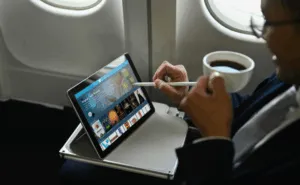 Bluebox's Blueview Cloud is being used in flight.