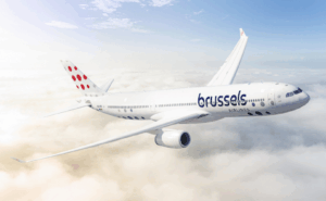 Brussels Airlines Airbus A330 in flight
