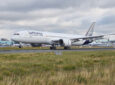 Lufthansa Boeing 787-9 on takeoff