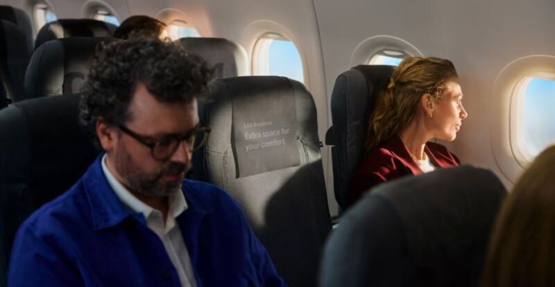 SAS middle seat free for European Business Class.
