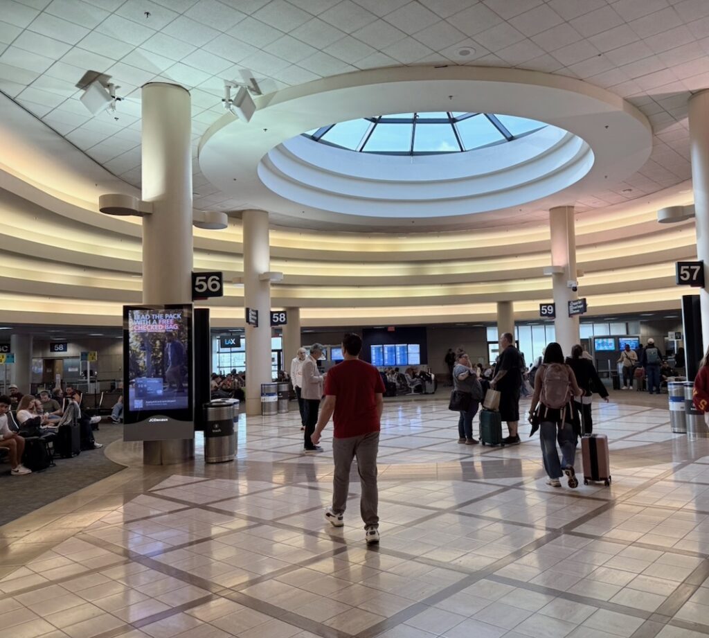 Inside a busy LAX