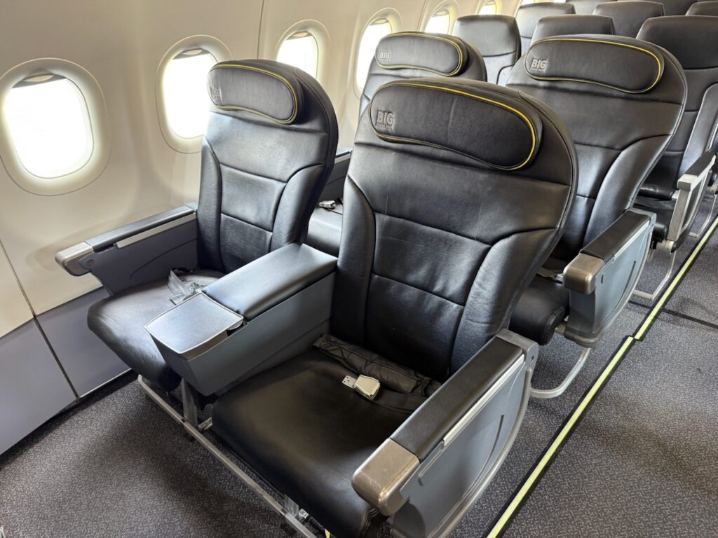 Spirit Airlines Big Front Seat.