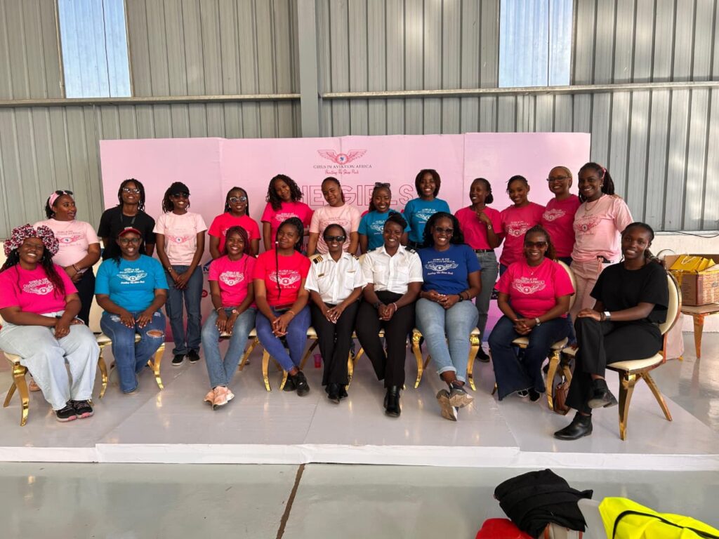 Maseka Kithinji and other GIAA mentors. 