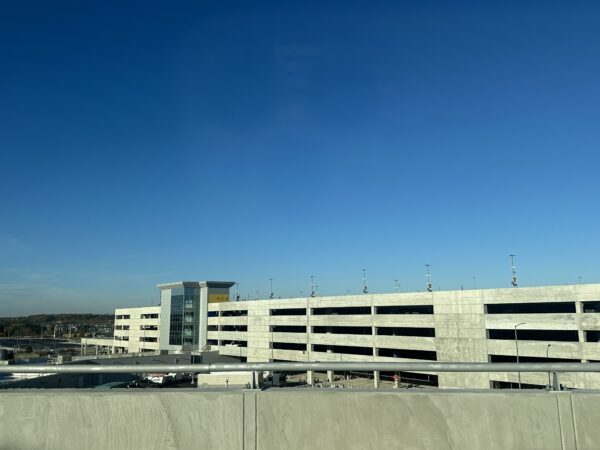 New covered parking garage