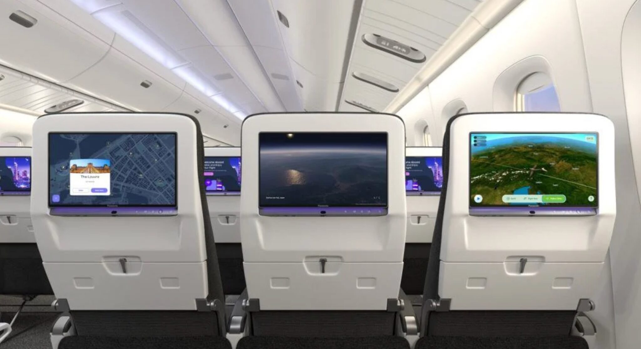 Inflight Map Panasonic Avionics enhances Arc 3D inflight map platformRunway Girl