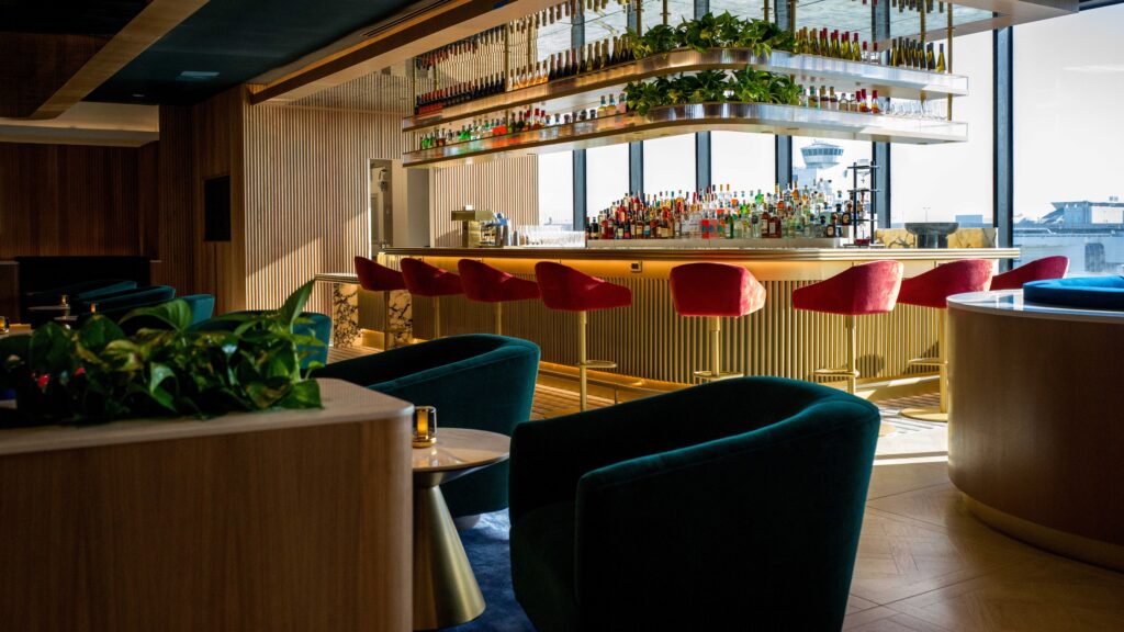 British Airways' new bar in Miami lounge