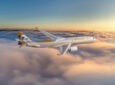 Etihad A330 900 above the clouds