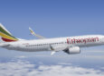 Ethiopian 737 MAX aircraft in flight.
