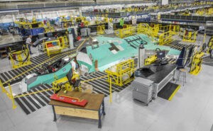 F-35 on the final assembly line