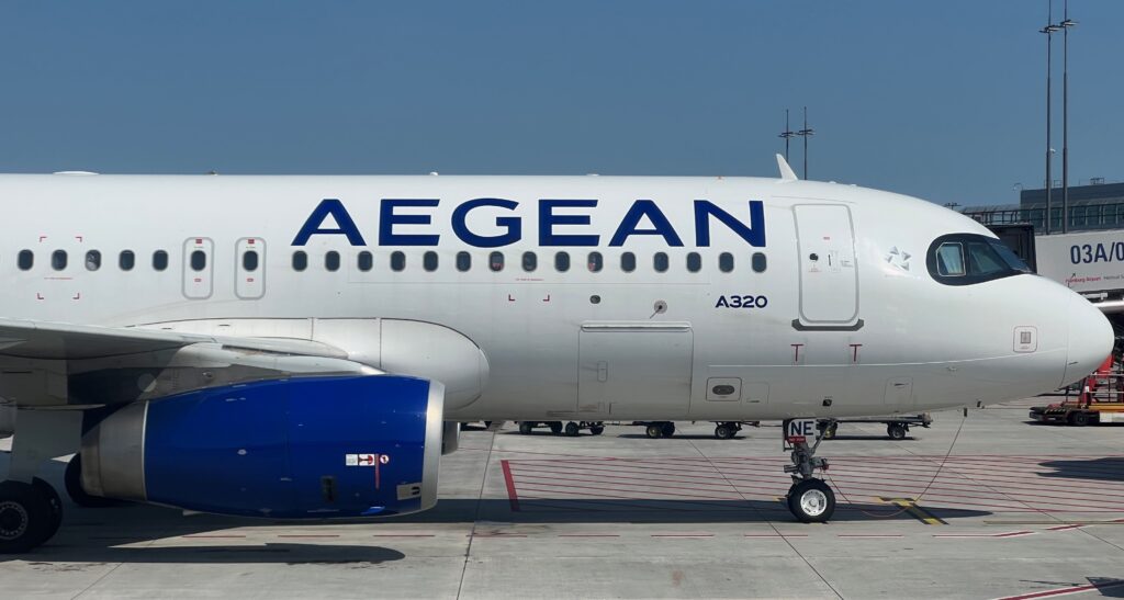 Aegean A320 with EAN hardware fi