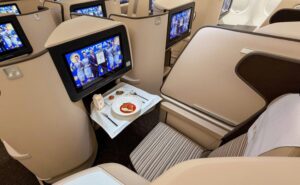 Hainan Airlines' A330neo business class cabin with Safran Skylounge Core seats