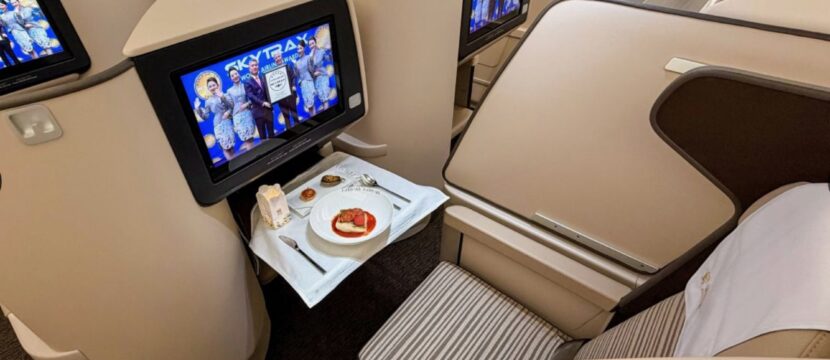 Hainan Airlines' A330neo business class cabin with Safran Skylounge Core seats