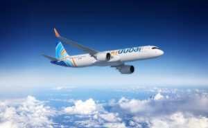 flydubai A321neo in flight