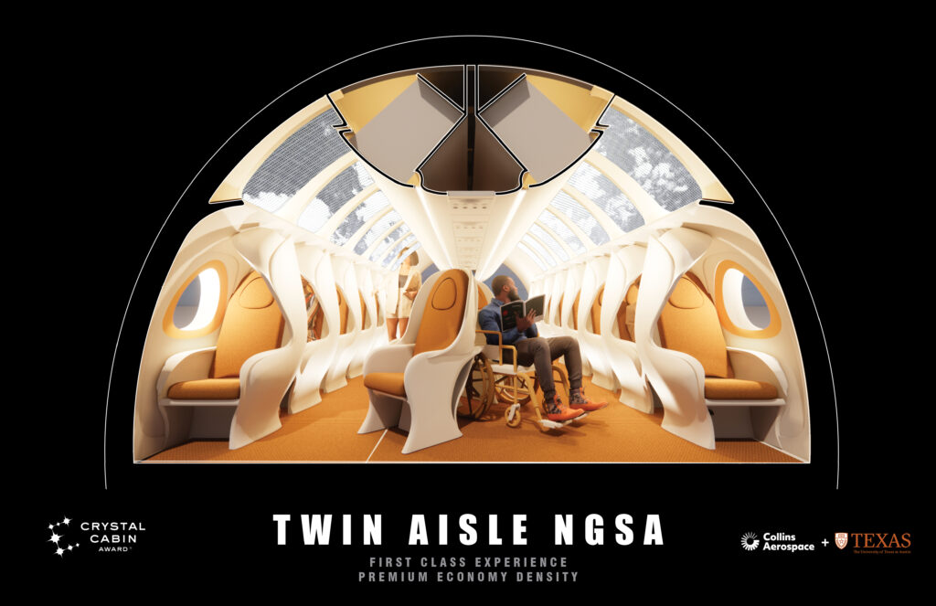 The University of Texas at Austin's Twin Aisle NGSA concept.