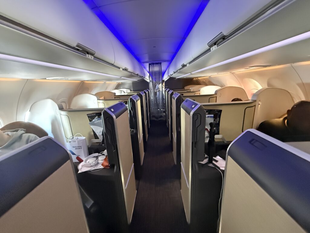 American Airlines Airbus A321XLR Flagship Suite cabin.