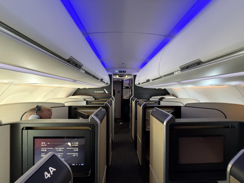 American Airlines Airbus A321XLR Flagship Suite cabin.