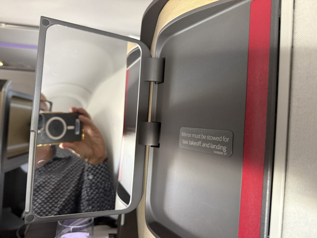 Author Chris Sloan is seen here taking a photo of the mirror. 