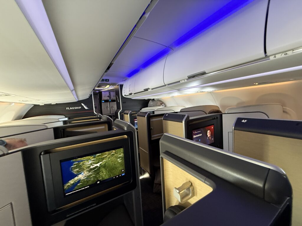 American Airlines Airbus A321XLR Flagship Suite cabin.