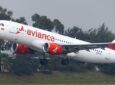 Avianca A320 on takeoff