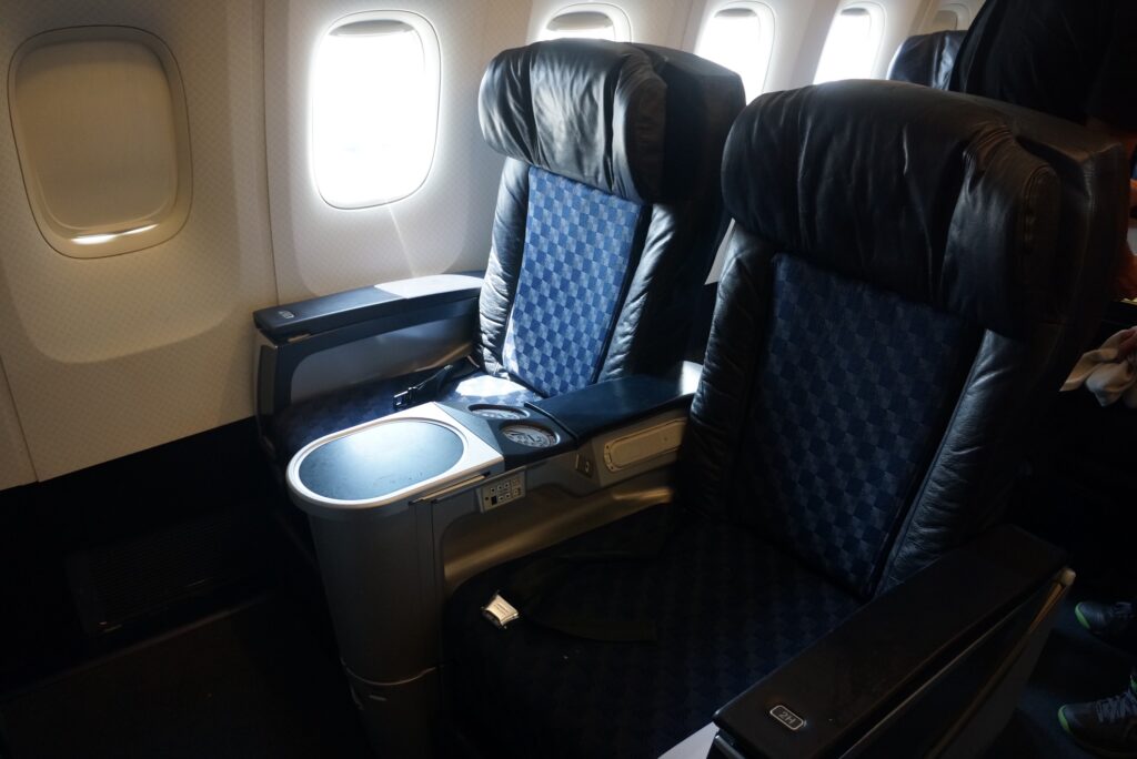 American Airlines 767-200 business class interior