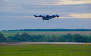 Eve's full-scale eVOTL in flight for the first time.