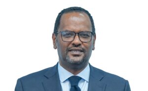 A headshot of Teferra Shawl, Boeing managing director for Africa, as