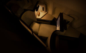 Aria Suite Business in the Cathay Pacific Boeing 777-300ER