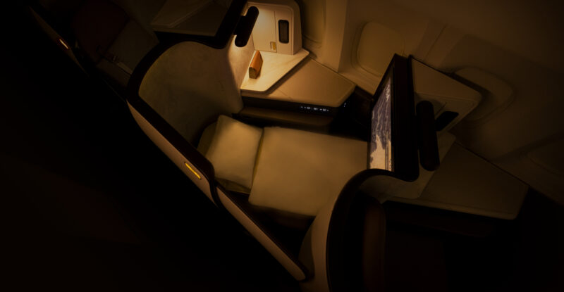 Aria Suite Business in the Cathay Pacific Boeing 777-300ER
