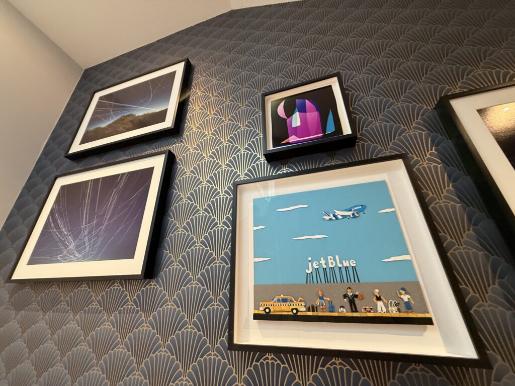 Artwork in the lounge