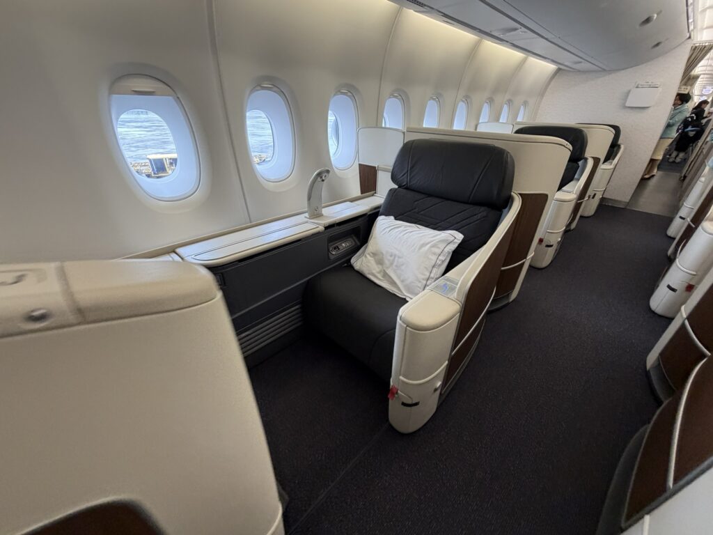 First Class cabin on the Korean Air A380.