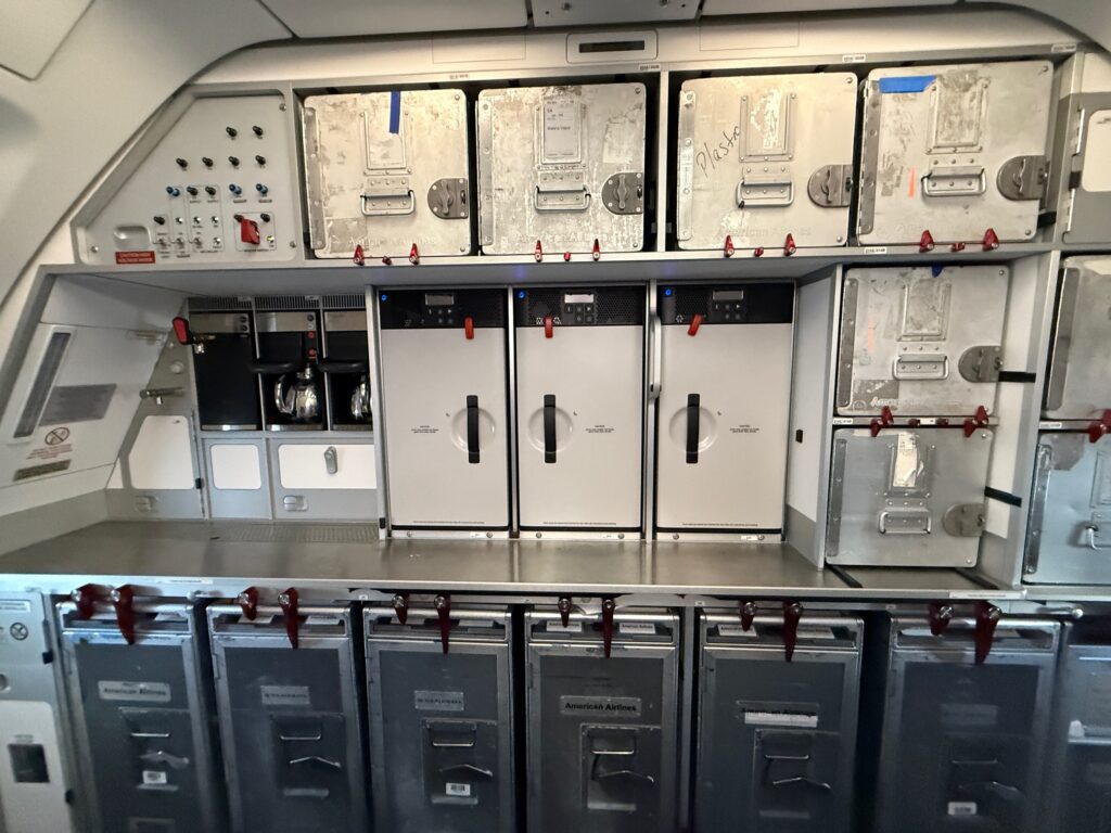 American Airlines A321XLR aft galley 