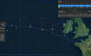 Illustration of real-time tracking and pairing management of flights (c) @Flightradar24
