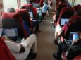 Eutelsat's OneWeb LEO connectivity on a train in Gabon