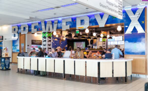 The ONT+ Visitor Pass Program allows non-ticketed guests to enjoy some of the airport's post-security amenities, such as Brewery X, or go directly to a gate to accompany or greet family and friends who are traveling.