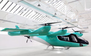 Eve eVTOL mock up aircraft