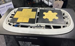 CesiumAstro ESA antenna on Satellite 2023 show floor