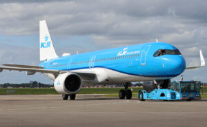 KLM A321neo fitted with Viasat Amara Ka-band IFC