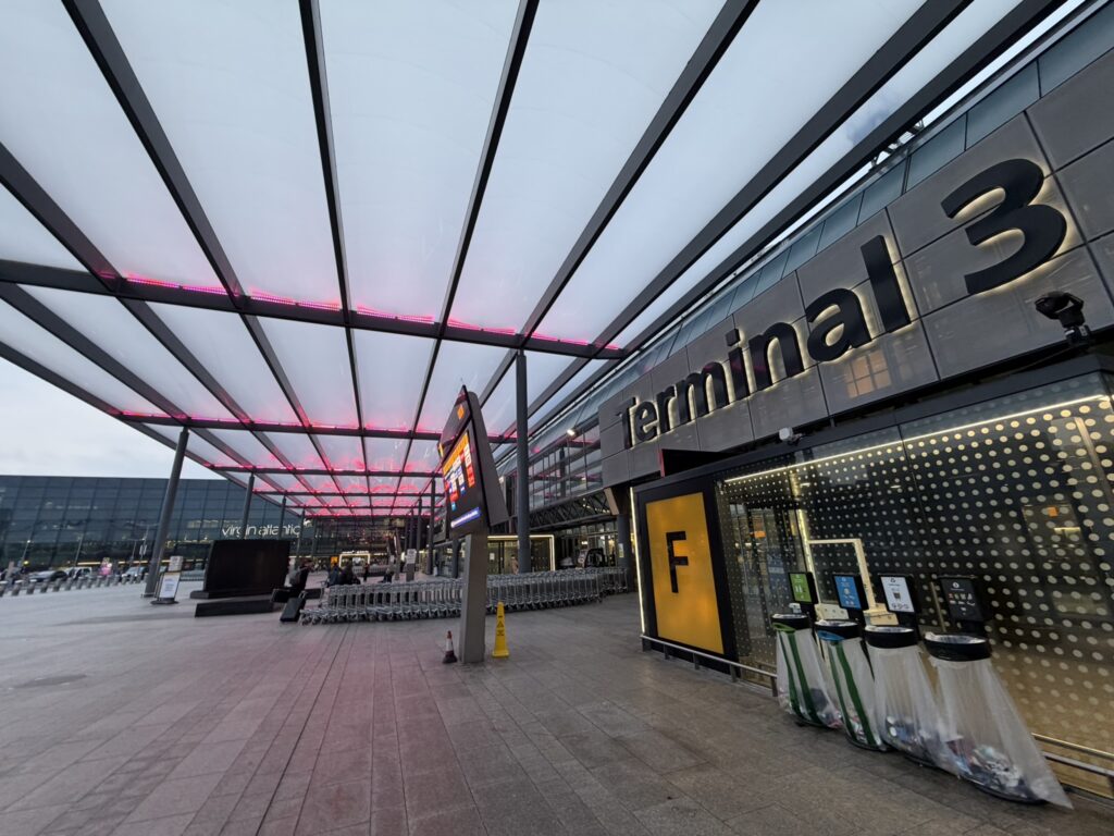 Heathrow Airport Terminal 3.