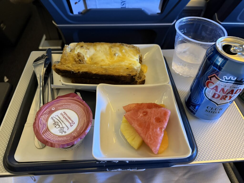 Second meal including cheesy chicken sandwich