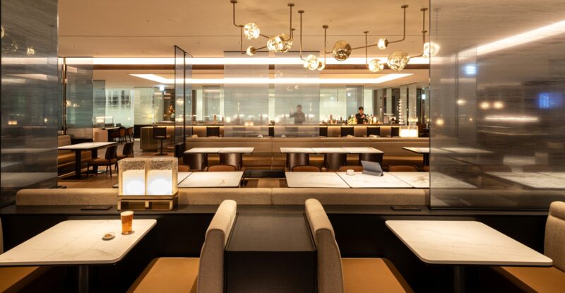 Korean Air Prestige Lounge at Incheon.