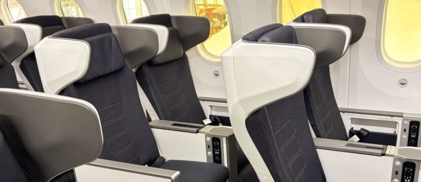 Winged privacy in Premium Economy on board a refitted British Airways 787-9